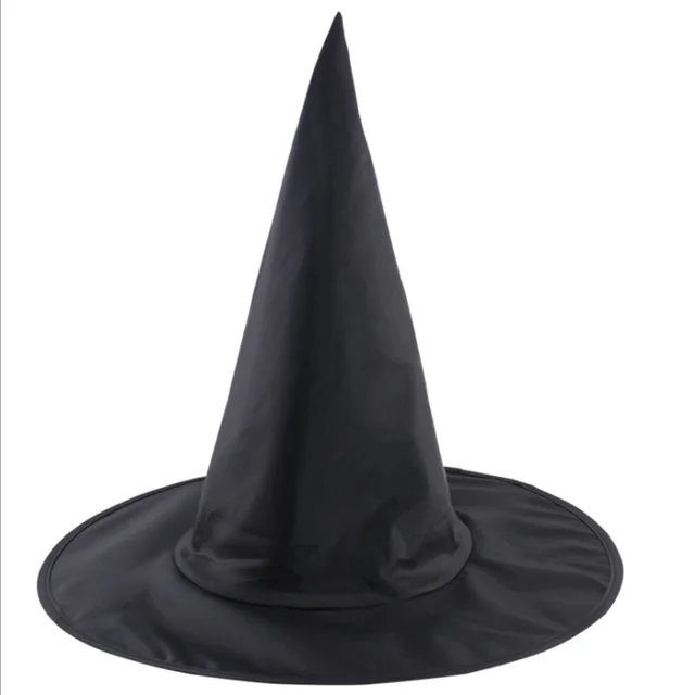 WZCX-gorro de Color sólido con personalidad, gorra puntiaguda para fiesta, Cosplay, sombrero de mago, Unisex, para Halloween, 2019