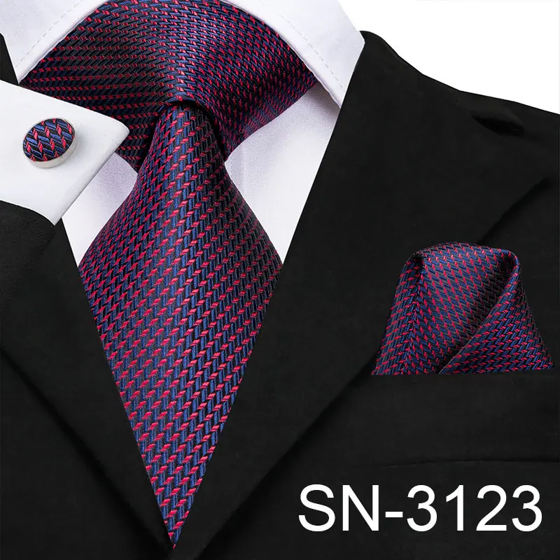 SN-3123 Hi-Tie, роскошные шелковые фиолетовые галстуки с цветочным узором пейсли для мужчин, набор галстуков и носовых платков, модные дизайнерские деловые свадебные мужские галстуки - Цвет: SN-3123