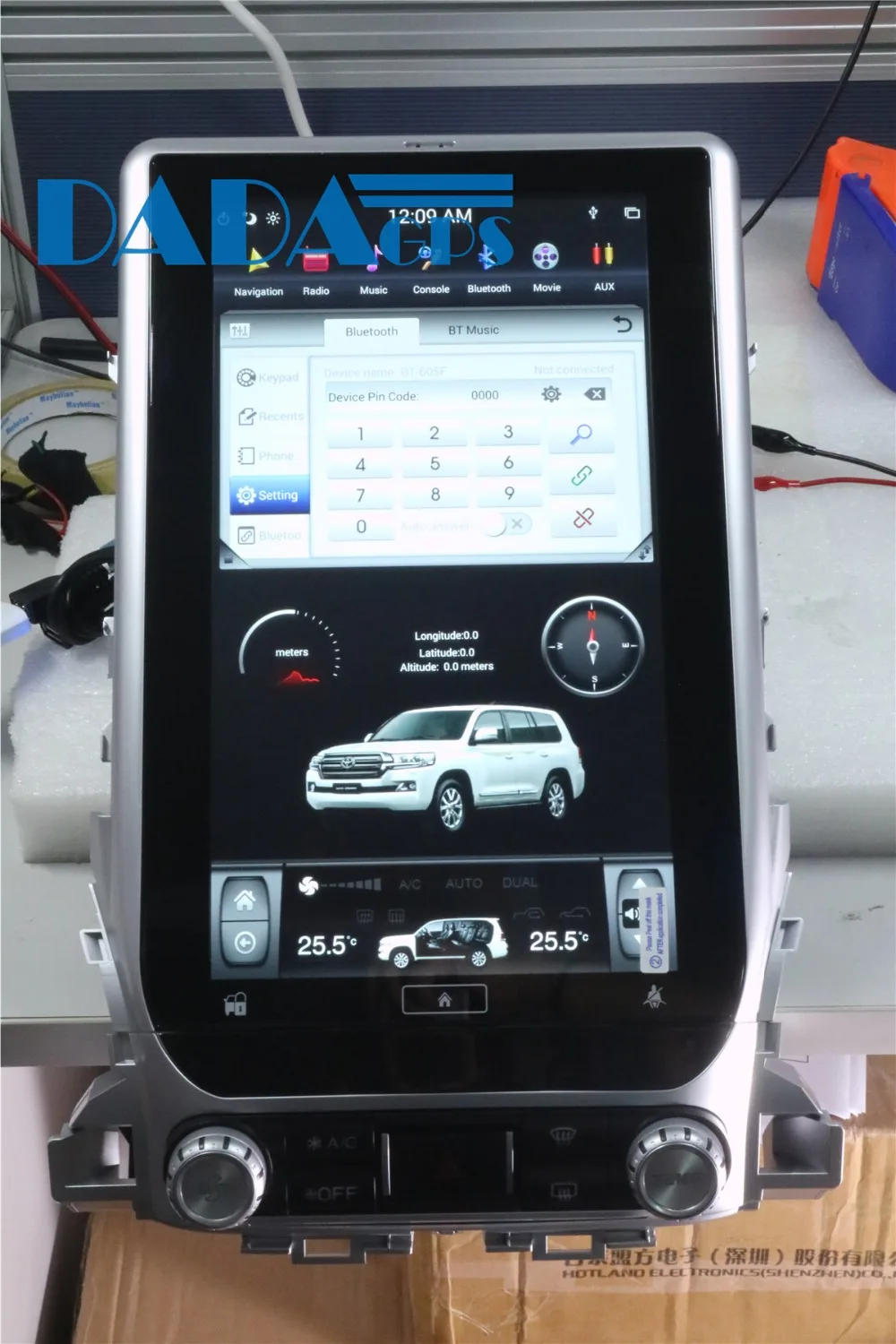 Perfect Tesla style Android 7.1 Car DVD Player GPS Navigation Radio for TOYOTA LAND CRUISER LC200 2016 2017 2018 Stereo Multimedia Video 10