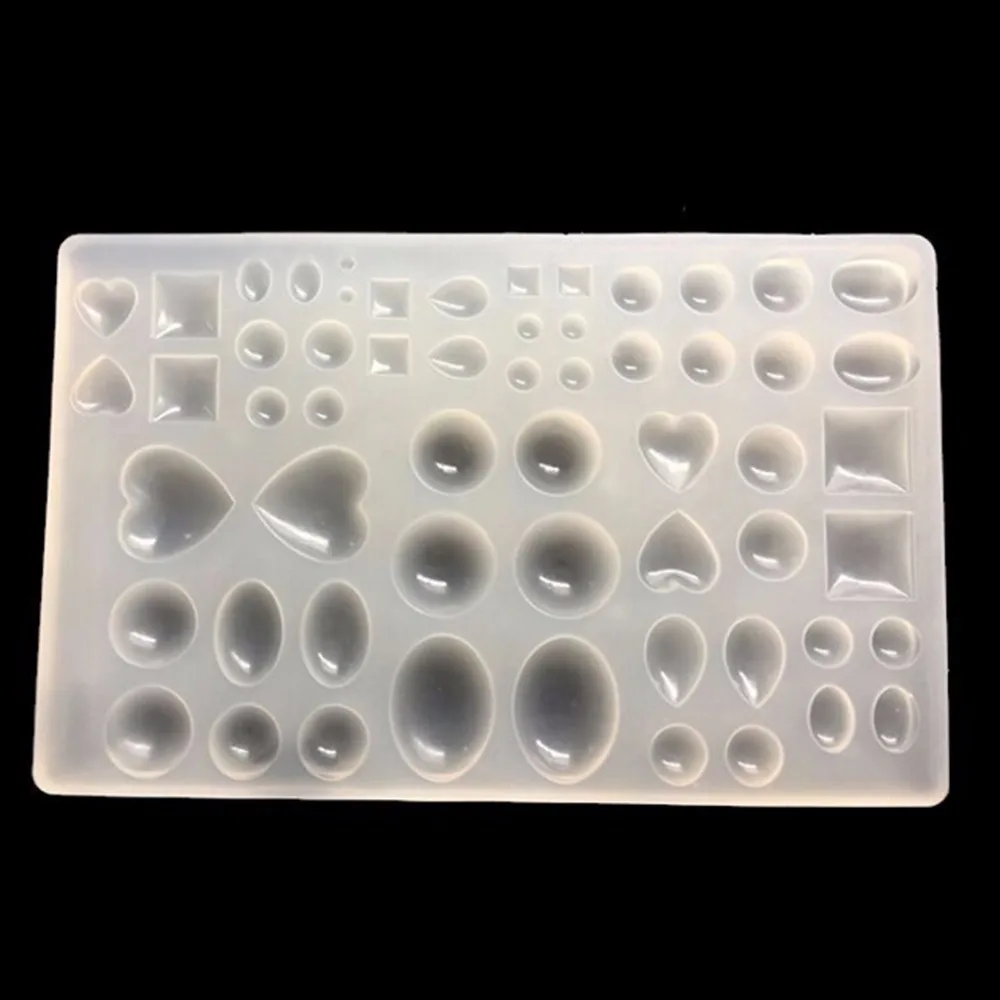 Mirror Diy UV Resin Glue Crystal enamel charms Silicone Mold Jewelry