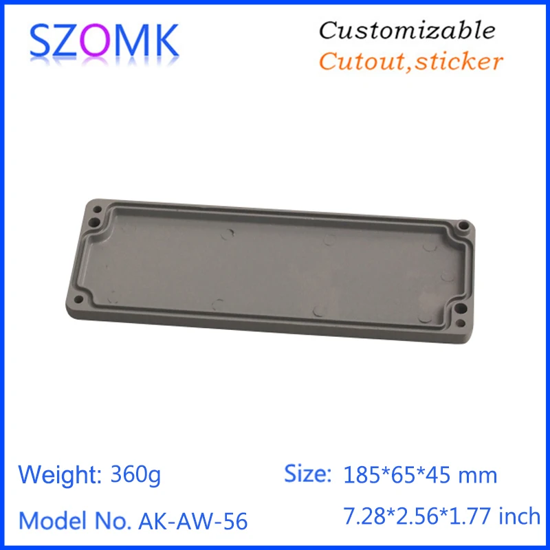 szomk IP66 die cast aluminum waterproof enclosure for electronics aluminum case waterproof equipment junction box  (7)