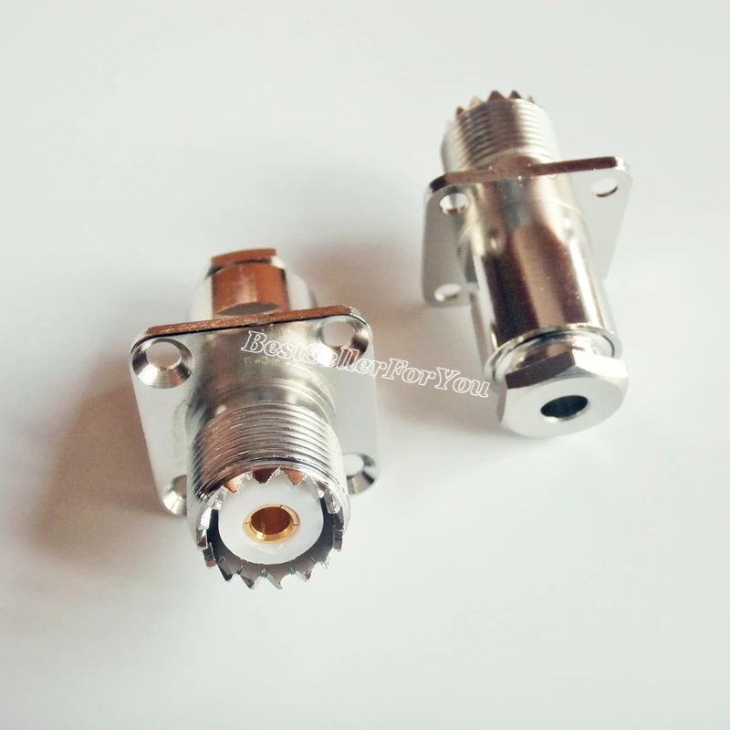 1 шт. СВЧ гнездо SO239 фланцевый зажим RG58 RG142 LMR195 RG400 RF Кабельный соединитель|connector