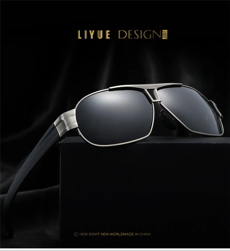 Брендовая Дизайнерская обувь Для мужчин солнцезащитные очки поляризованные линзы, солнцезащитные очки, мужские очки, солнцезащитные очки для Для мужчин Óculos de sol masculino 8516