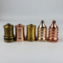 Цоколи лампы E27/E26 алюминиевый держатель лампы Электрический светильник адаптер цоколя лампы содержит внутренний керамический фитиль лампы