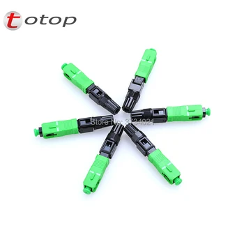 

Free Shipping 200pcs SC APC fast connector, fiber optic fast connector, fiber cable quick connector
