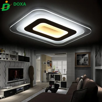 

Ultra-thin modern led ceiling light living room lights acrylic decorative lampshade kitchen lamp lamparas de techo moderne lamps