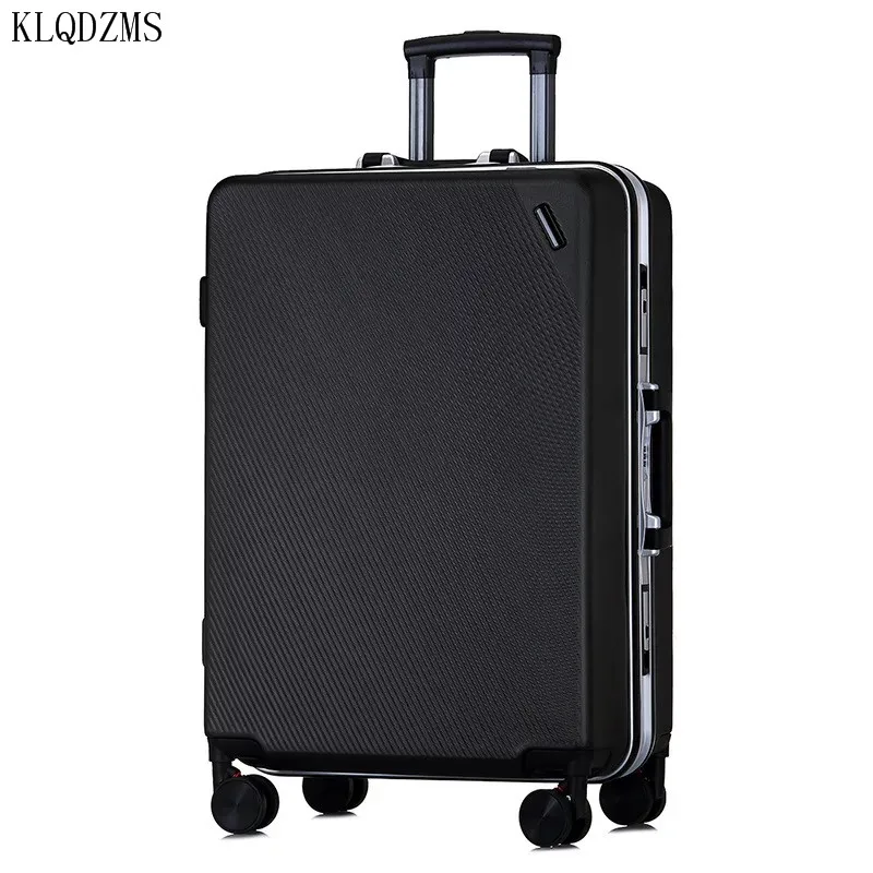 KLQDZMS 20/24 дюймовая модная ABS+ PC Сумки на колёсиках spinner Женская тележка сумка для деловых поездок чемодан с колесиками