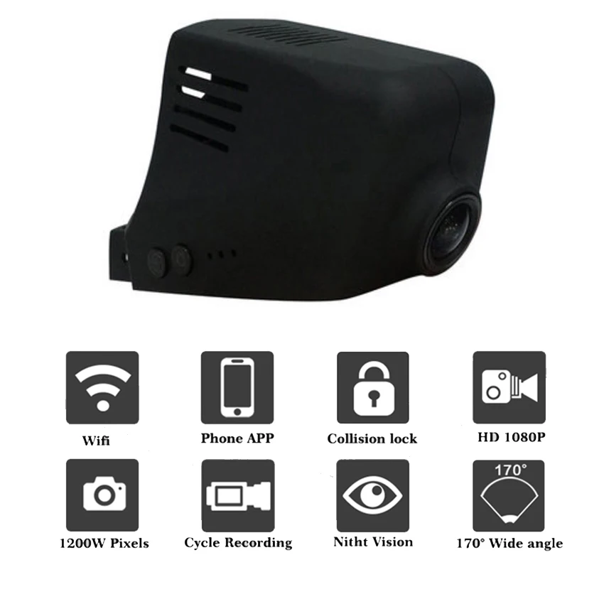 Liislee Car DVR Wifi Video Recorder Dash Cam Camera for Porsche Cayenne 92A Chassis E2 S V6 2011~2017 Night Vision APP Control14