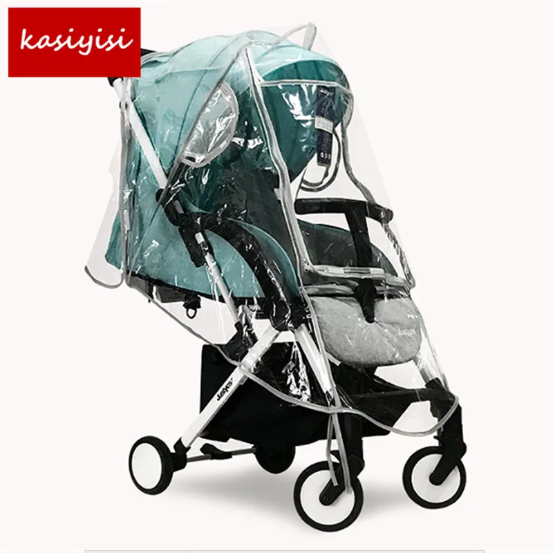 Специальный пылезащитный дождевик для большой тележки с высоким ландшафтом, специальный дождевик, аксессуары для колясок, ветрозащитная детская коляска, дождевик - Цвет: EVA half open
