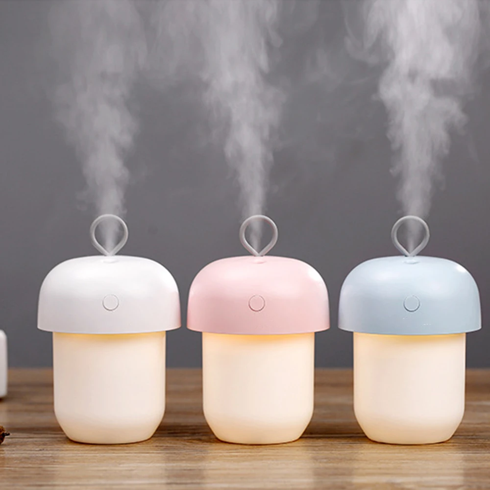 

Portable 300ML Mini USB essential oil diffuser with LED night light for home bedroom aromatherapy cool mist maker air humidifier