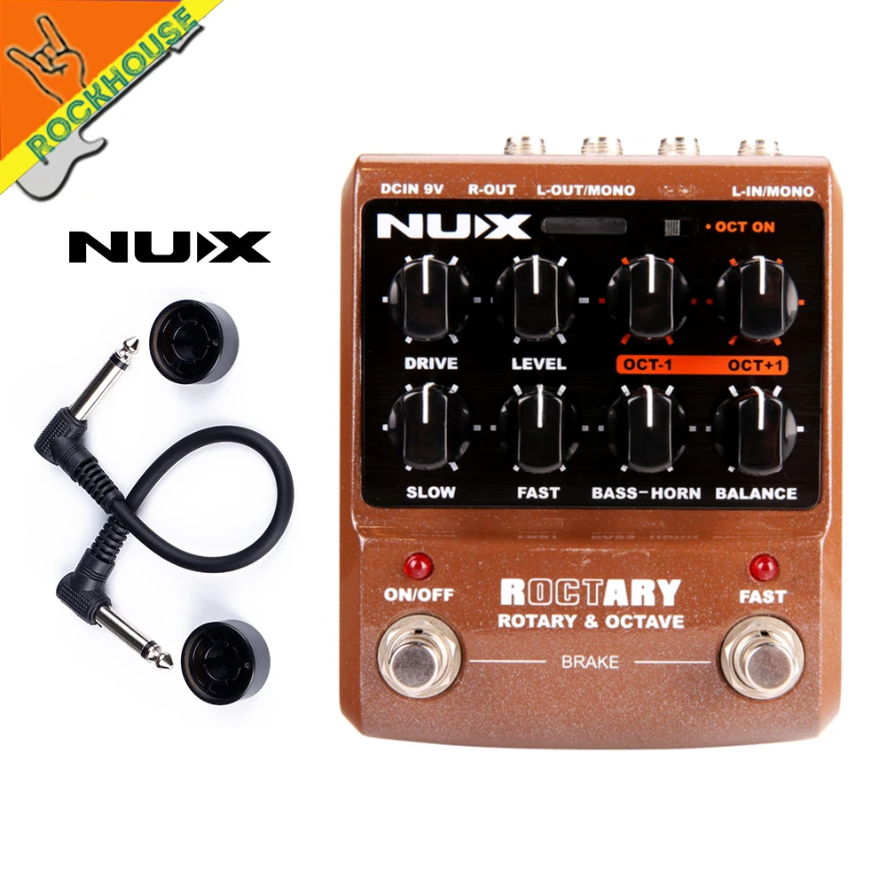 NUX Roctary педаль для гитары создания спецэффектов поворотный Динамик симулятор и