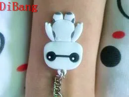 Подарочный зеленый мягкий брелок из ПВХ милый мультяшный Baymax YXX|baymax| |
