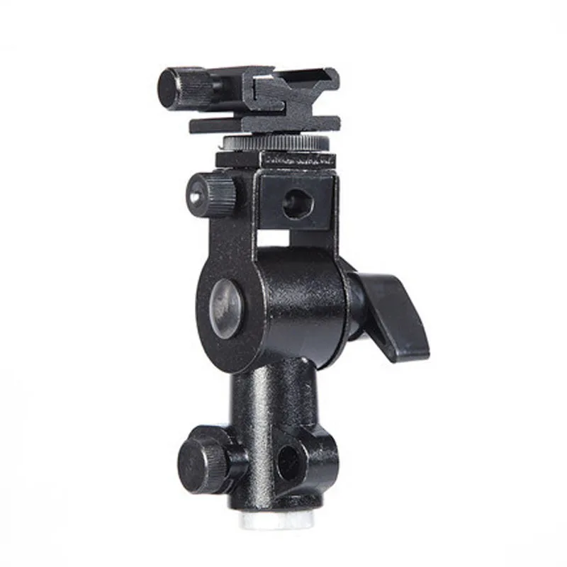 Kaliou L D-type Flash Light Holder for Photography Studio Video Camcorder DV Camera Tripod Ball Head Clamp Holder