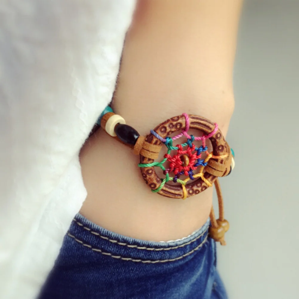 

New Design Plentiful Colors Handmade Vintage Retro Bracelet Handmade Dream Catcher Bracelets