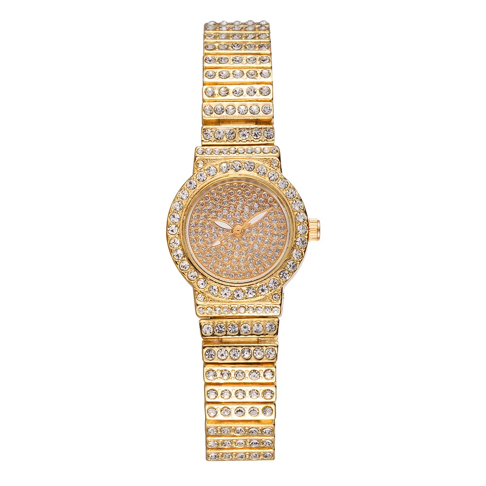 

Full Diamond Steel Strip Ms. Quartz Women Watches Top luxury Diamond Watch 10.19