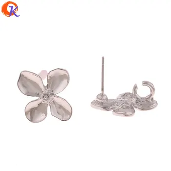 

Cordial Design 100Pcs 16*17MM Jewelry Accessories/Earrings Stud/Flower Shape/DIY Jewelry Making/Hand Made/Earring Findings