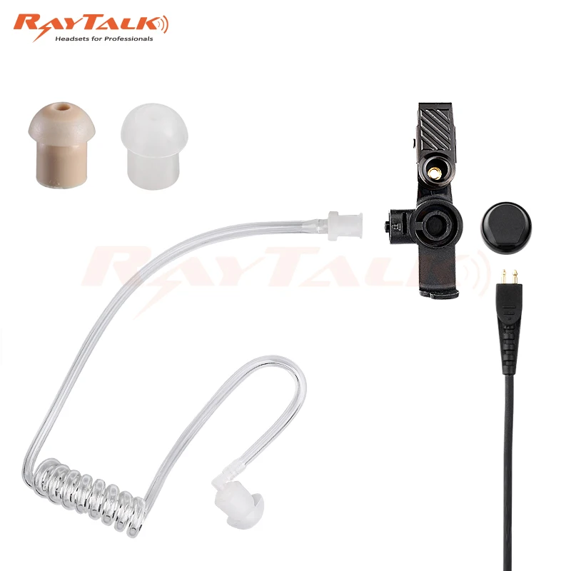 Walkie Talkie Air Акустическая трубка наушник микрофон гарнитура для двухсторонних