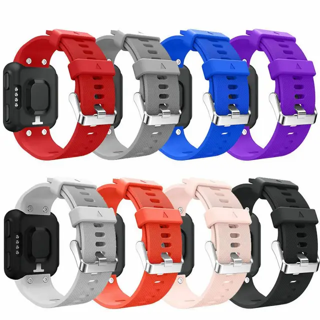 Replacement Silicone Rubber Watch Band Strap with Screws and