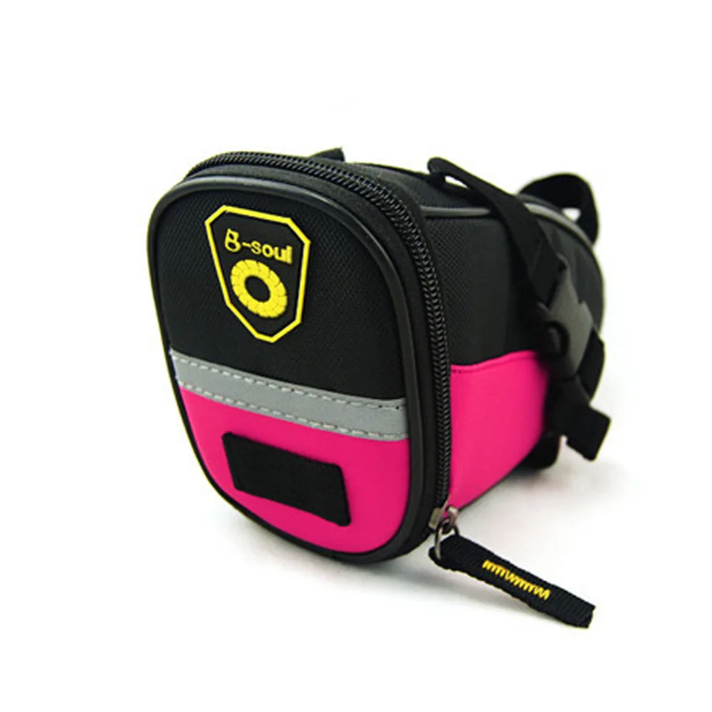 

Waterproof Reflective Mountain Bike Saddle Bag 1680D Oxford Bicycle Tail Pouch Bags Cycling Seat Bag 6 Colors