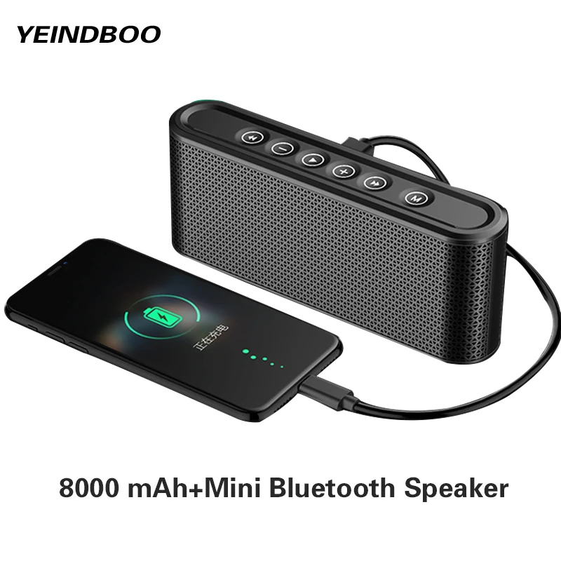 Колонка Мини беспроводной Bluetooth динамик TF USB FM Портативные Музыкальные динамики