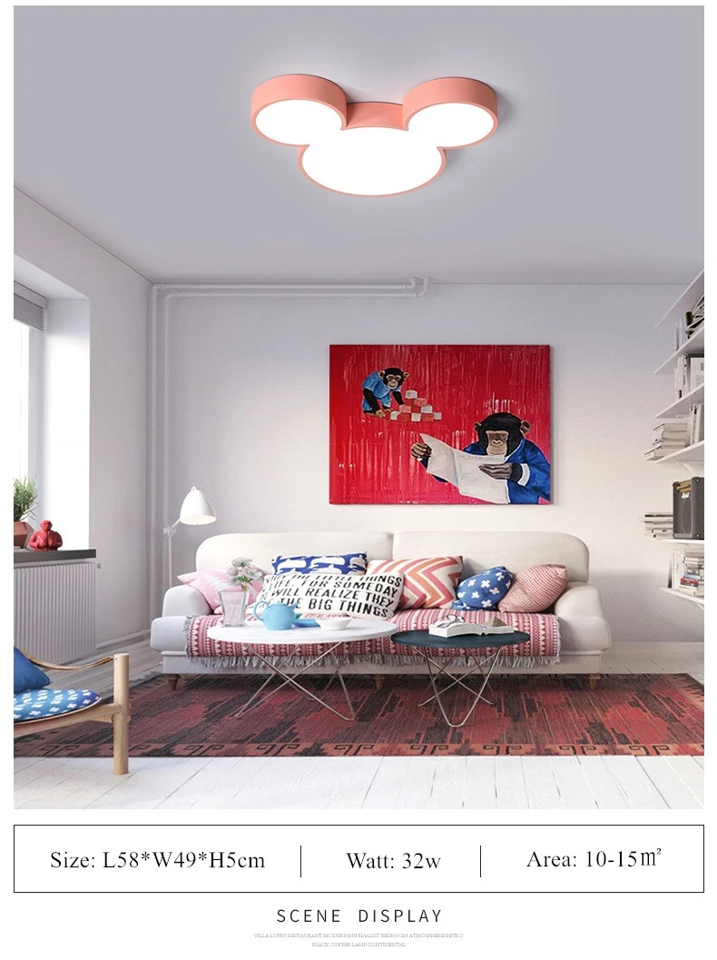 Modern Lustre Led Lamp Ceiling  Light Fixtures Bedroom Kid's Room Lamparas De Techo 6