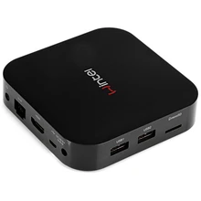 Diseño portátil Wintel W8 Z3735F Quad Core Dual Boot WiFi Smart TV caja 2 GB DDR3 RAM 32 GB ROM Bluetooth 4.0 Smart Set Top Box