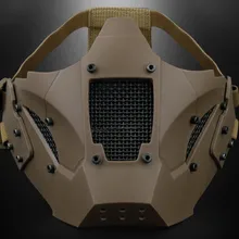 Новая система защиты камуфляж CS маска военная игра пейнтбольная маска(половина лица) модуль тактическая маска