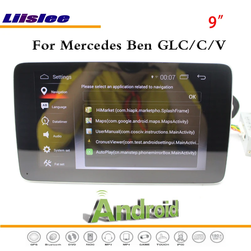 Excellent Liislee Android Multimedia For Mercedes Benz GLC / C / V Class 2015~2017 Radio Stereo CD DVD Player GPS Navi Navigation System 2