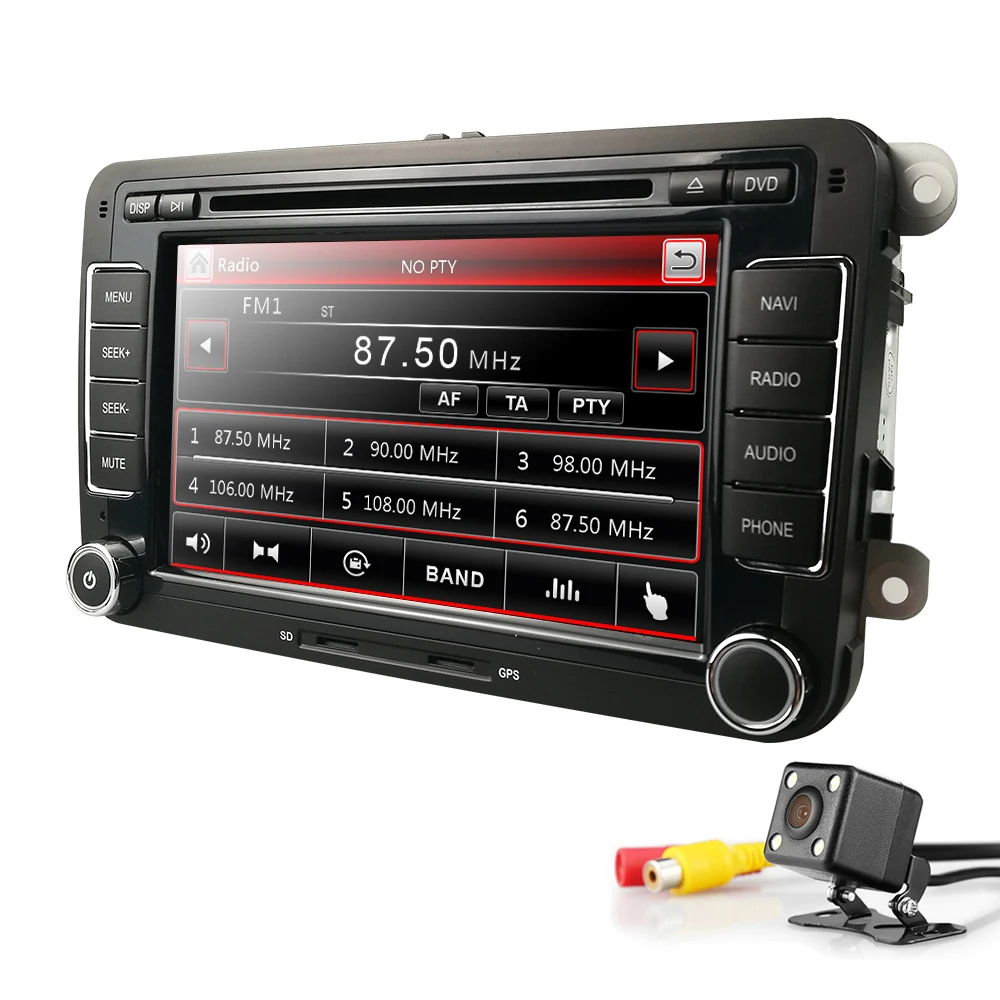 Top Car DVD Player radio For Skoda/Octavia/Fabia/Rapid/Yeti/Superb/V W/Seat TPMS Radio GPS Navigation DAB 7 Inch Free camera Map 3