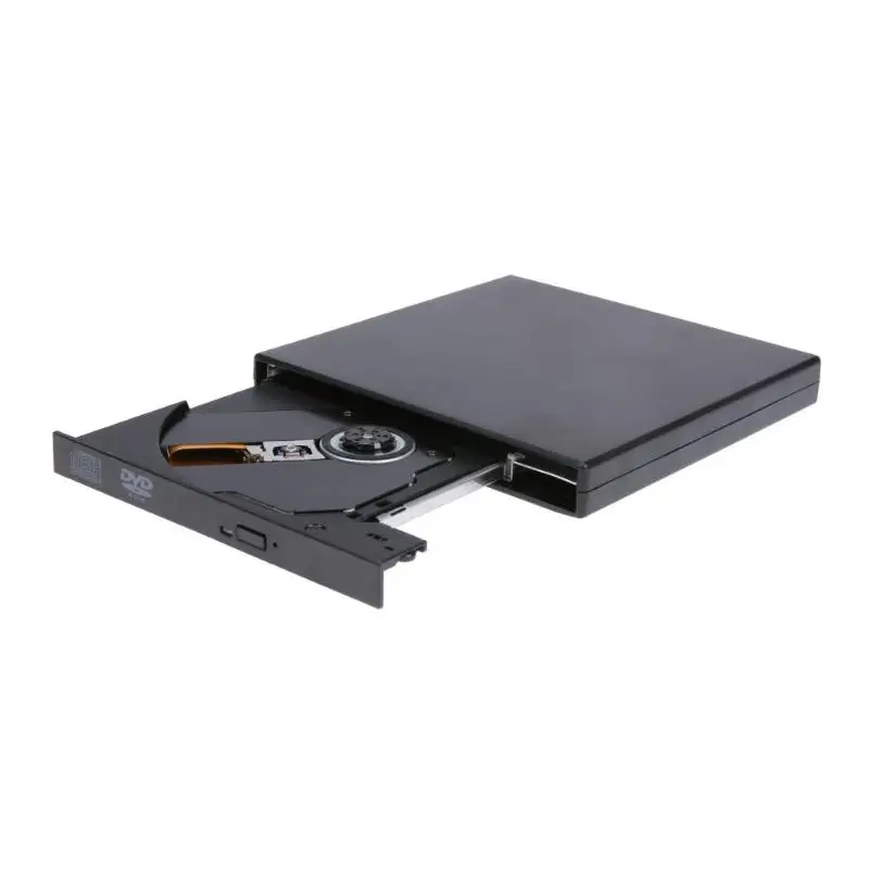 

ALLOYSEED Portable Ultrathin USB2.0 Port External DVD-ROM Disk Driver external optical drive DVD burner for Notebook