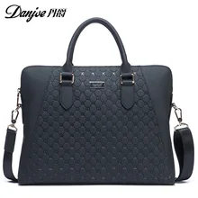 DANJUE кожаная мужская сумка через плечо мужская брендовая Высококачественная деловая Курьерская сумка, досуг вертикальная сумка через плечо