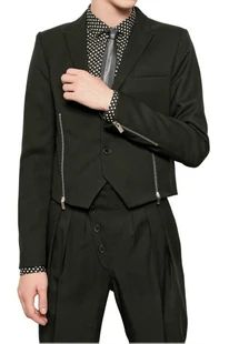S-5XL! Модное мужское шерстяное пальто с воротником-стойкой средней длины, шерстяная верхняя одежда, пальто-Тренч
