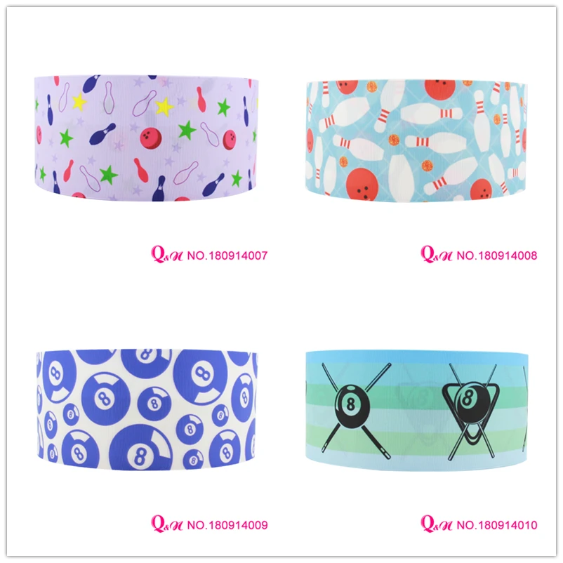 

10 yards lot 22mm 38mm 75mm 180914007 sport cartoon design printed grosgrain ribbon for hairbow