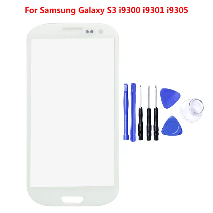 Для samsung Galaxy S5 S4 S3 i9300 i9305 i9300i i9301 i9301i i9308i переднее внешнее стекло Сенсорная панель экран дигитайзер дисплей