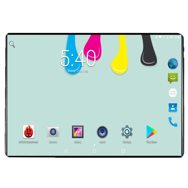 

2020 Google 10 inch Tablets Android 9.0 2GB RAM 32GB ROM Quad Core 1280X800 2.5D IPS Screen Dual SIM Cards 3G Wifi GPS Pad 10.1