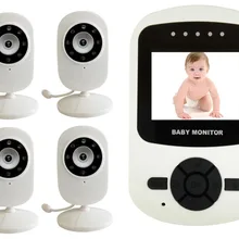 Новое поступление Беспроводной 2,4 монитор GHz Baby наборы, 2," Экран HD Камера Ночное Видение 4 Камера s+ 1 монитор