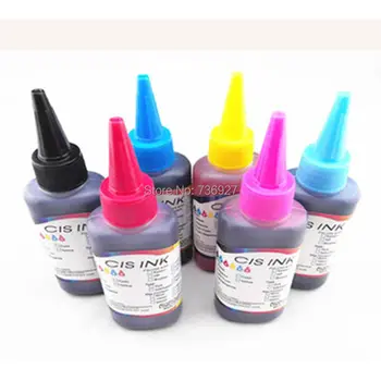 

6X 100ml T0801-T0806 Refill Dye ink for Epson Stylus Photo P50 T59 R265 R270 R285 R290 R360 RX560 RX585 RX610 printer