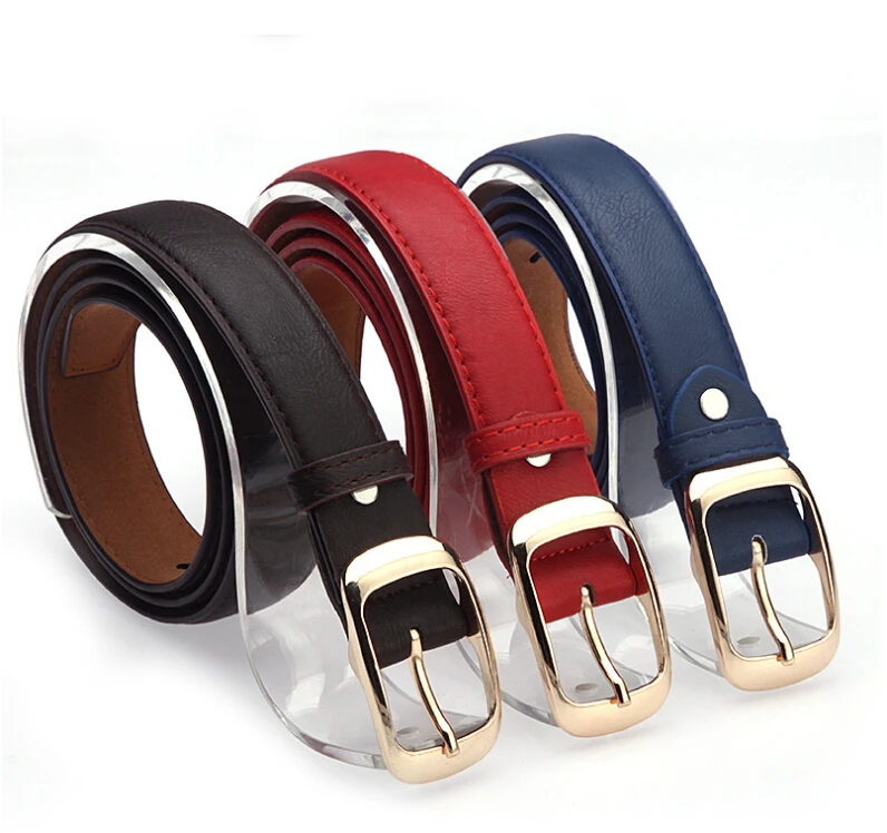 New Arrival Faux Leather Belt Woman Top Quality Belts For Women Cinto Feminino Black White Brown ...