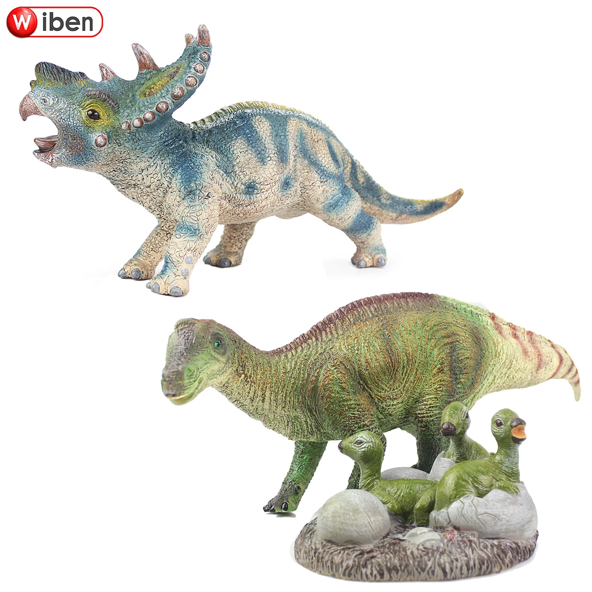 Вибен моделирование Юрского периода Pachyrhinosaurus Maiasaura динозавр игрушки мягкие
