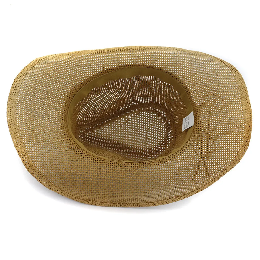 Мужская шляпа sombrero унисекс ковбойские шапки для женщин Пляжная соломенная