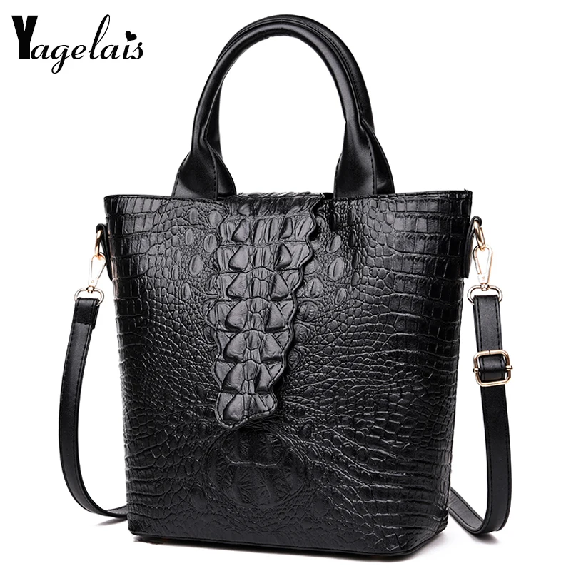 

Women Bag Female Luxury Shoulder Bag Handbag Women Famous brands Leather Bag Ladies Crossbody Messenger Bags Crocodile Tote