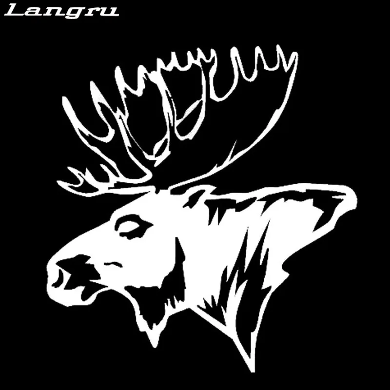 Наклейки Langru ELK для автомобиля охотничьи Стильные наклейки мотоцикла аксессуары