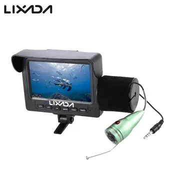 

Lixada 1000TVL 4.3inch LCD Monitor Fish Finder Underwater LED Night Vision Camera 165 Wide Angle 15M Cable +float