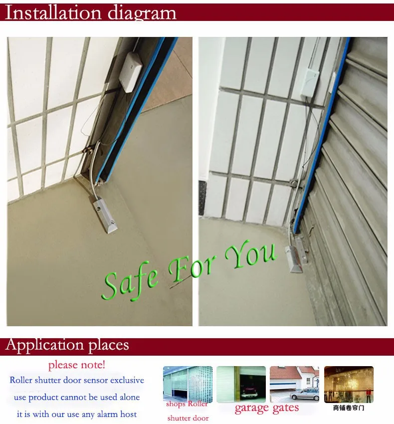 alarme, ao ar livre à prova dwaterproof