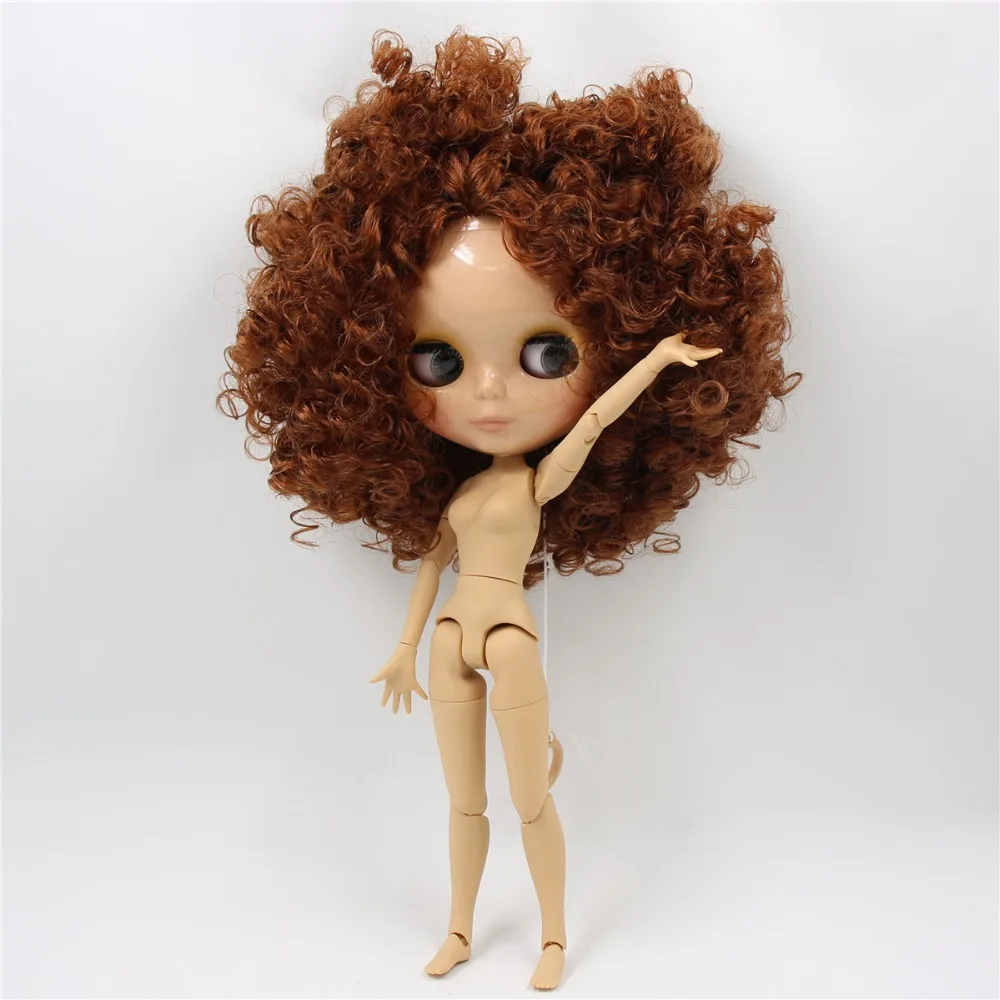 Tina – Premium Custom Neo Blythe Doll with Brown Hair, Tan Skin & Shiny Cute Face 4