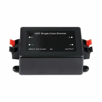 

3 Key LED Single Color Wireless Dimmer with RF Remote Control DC 12/24V GHS99