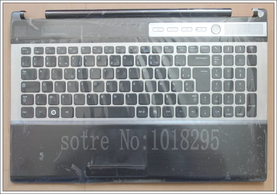 

NEW FOR SAMSUNG NP RF510 RF511 French Laptop Keyboard - With Touch Palmrest COVER TopCase FR