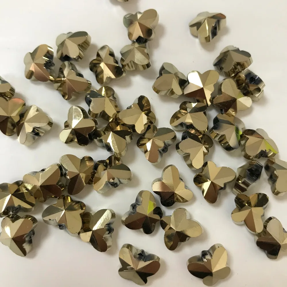 

50pcs 8mm Butterfly Bicone Austria Crystal beads Charm loose spacer Beads for DIY Earrings necklace hadicraft bracelet jewelry