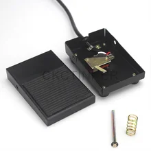 1 шт. TFS-1 блок ножной переключатель контроллер SPDT 1 Педальный переключатель с автоматической линией сброса 2 м и 16 см два провода измерительные приборы