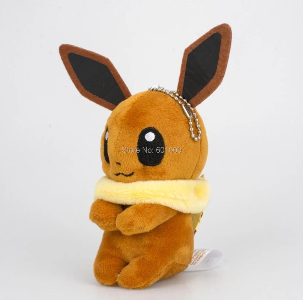 9 шт. Sylveon Eevee Umbreon Vaporeon Flareon Jolteon Espeon Leafeon Glaceon сидящий 10 см плюшевый брелок в розницу